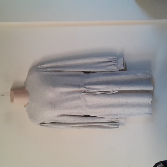 NWT Topshop Sweatshirt Mini Dress in Oatmeal 12 - Picture 5 of 16
